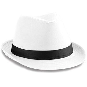 Beechfield B630 - Fedora White/Black