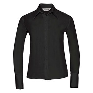 Russell Collection RU956F - Ladies' Long Sleeve Ultimate Non-Iron Shirt Black