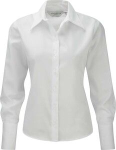 Russell Collection RU956F - Ladies' Long Sleeve Ultimate Non-Iron Shirt White