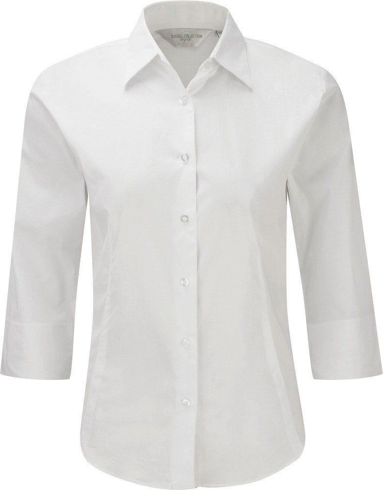 Russell Collection RU946F - Ladies' 3/4 Sleeve Fitted Shirt