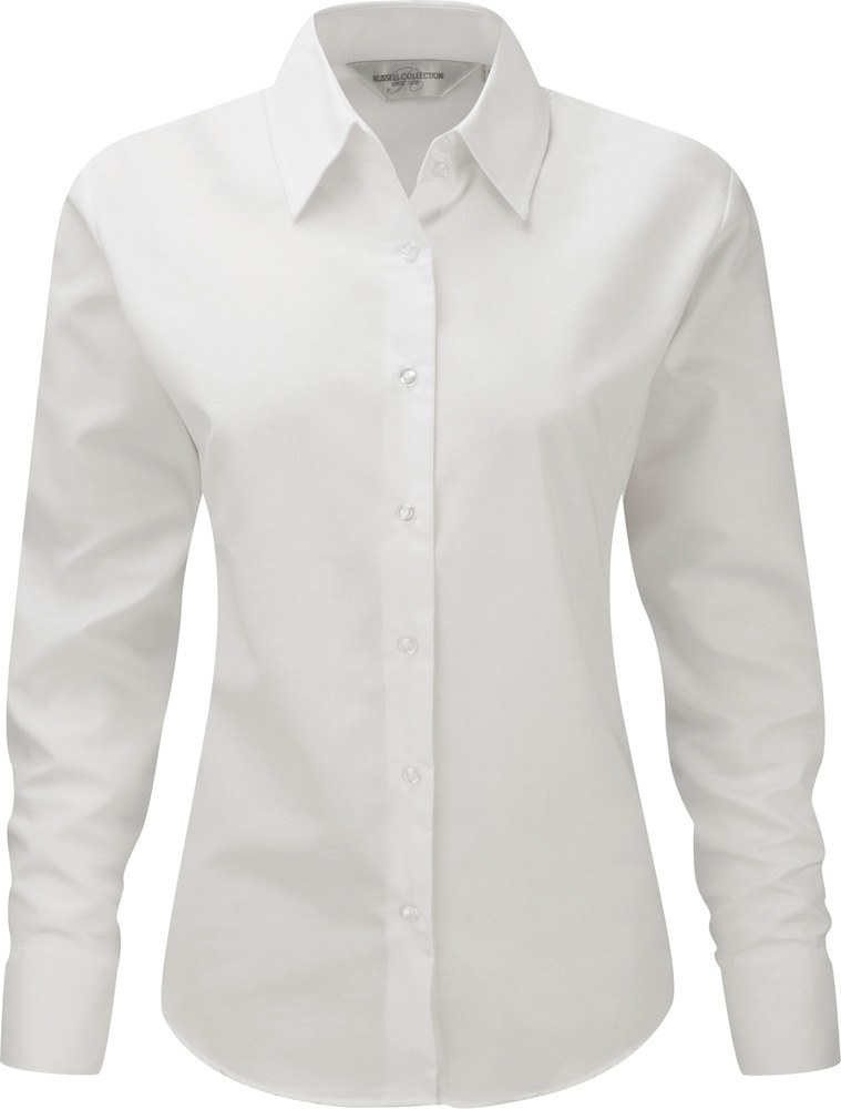 Russell Collection RU932F - Ladies' Long Sleeve Easy Care Oxford Shirt