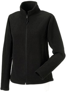 Russell RU8700F - Ladies Full Zip Outdoor Fleece Black