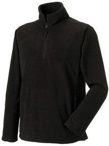 Russell RU8740M - Men's Quarter Zip Outdoor Fleece Black