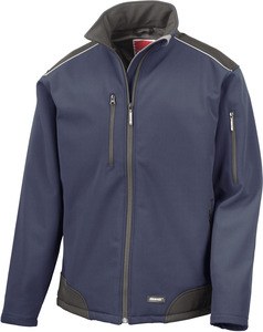 Result R124 - Ripstop Softshell Workwear Jacket Navy/Black