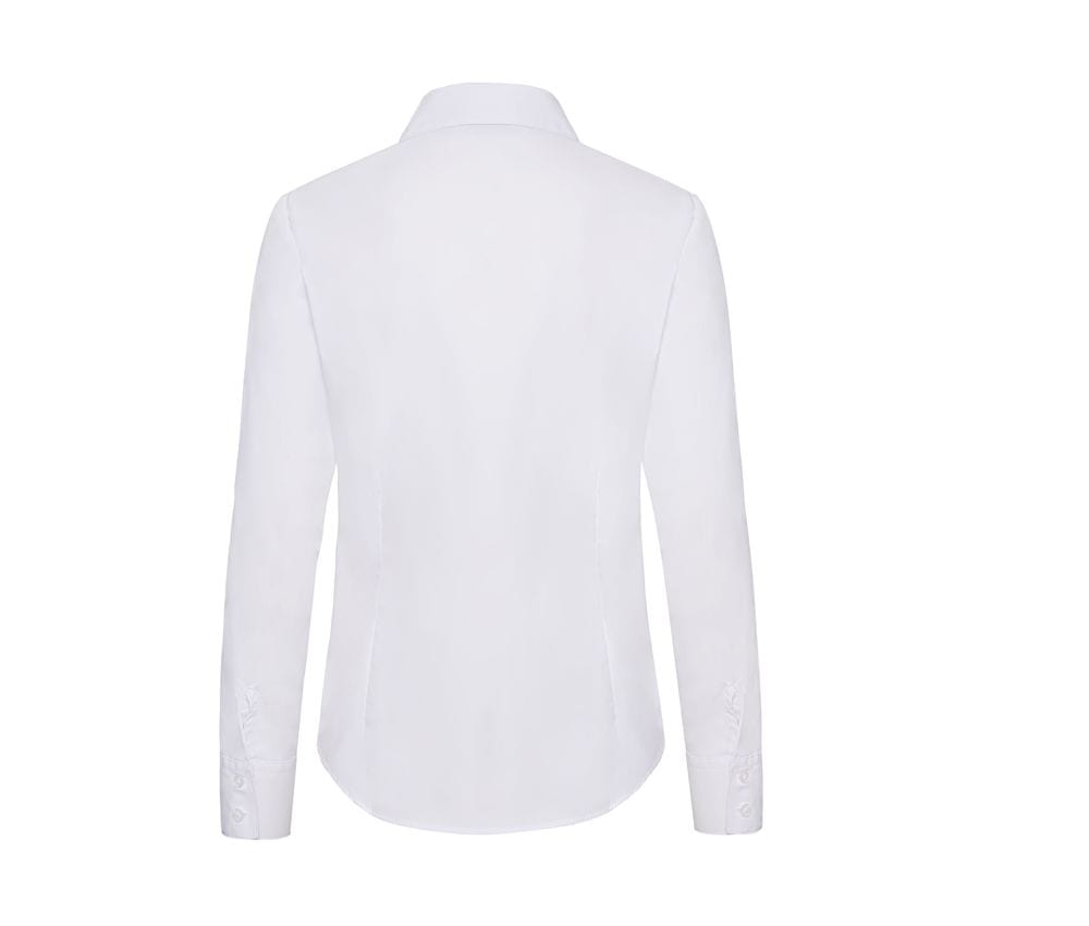 Fruit of the Loom SS012 - Lady-fit poplin long sleeve shirt