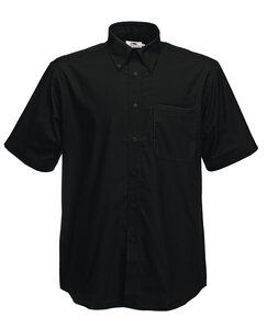 Fruit of the Loom SS112 - Oxford short sleeve shirt Black