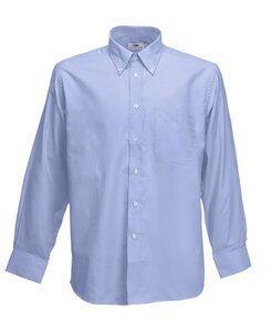 Fruit of the Loom SS114 - Oxford long sleeve shirt Oxford Blue