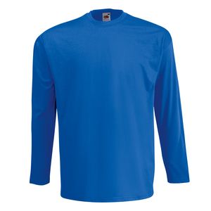 Fruit of the Loom SS032 - Valueweight long sleeve tee Royal Blue