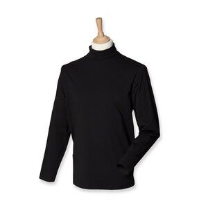 Henbury HB020 - Long-sleeved turtleneck top Black