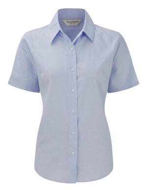 Russell Collection J933F - Womens short sleeve Oxford shirt