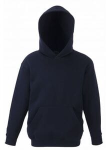 Fruit of the Loom 62-043-0 - Kids Hooded Sweat Deep Navy