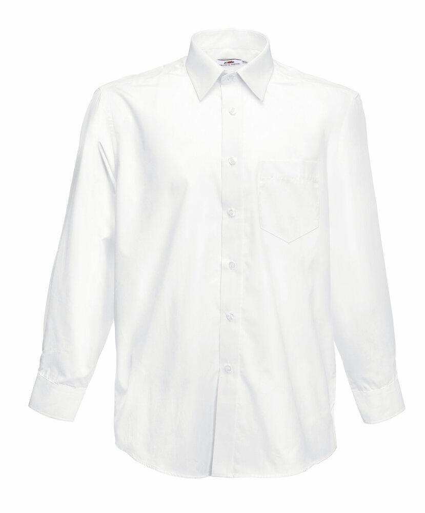 Fruit of the Loom 65-118-0 - Long Sleeve Poplin Shirt