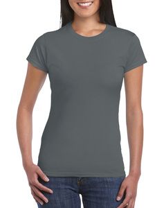 Gildan 64000L - Women's RingSpun Short Sleeve T-Shirt Charcoal
