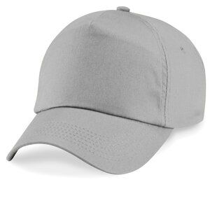 Beechfield B10 - Original 5 Panel Cap 100% Cotton Light Grey