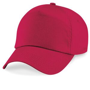 Beechfield B10 - Original 5 Panel Cap 100% Cotton Classic Red