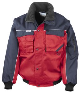 Result Work-Guard RE71A - Work-Guard zip sleeve heavy duty pilot jacket