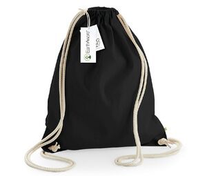 Westford mill WM810 - Organic Gym Bag Black