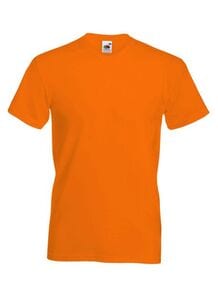 Fruit of the Loom SS034 - Valueweight v-neck tee Orange