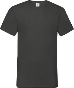 Fruit of the Loom SC22V - Valueweight V-Neck T (61-066-0) Light Graphite