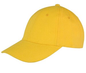 Result RC081 - Visor Cap 6 Panels 100% Cotton Yellow