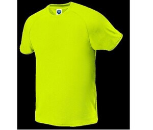 Starworld SW300 - Men's technical t-shirt with raglan sleeves Fluorescent Yellow