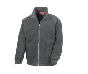 Result RS036 - Men's Zipped Fleece Oxford Grey