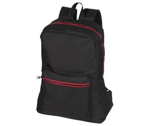 Black&Match BM904 - Classic Backpack Black/Red