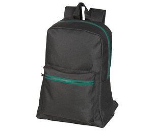 Black&Match BM904 - Classic Backpack Black/Kelly Green