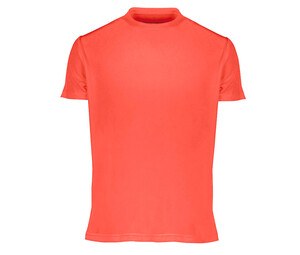 SANS Étiquette SE100 - No Label Sport Tee-Shirt Fluorescent Orange