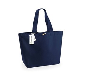 Westford mill WM855 - Large Shopping Bag 100% Organic French Navy