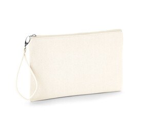 Westford mill WM520 - Canvas Wristlet Pouch Natural / Natural