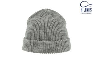 Atlantis AT184 - Woolly Beanie Mixed Grey