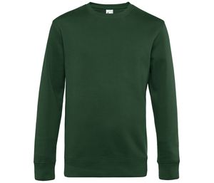 B&C BCU01K - Straight Sleeve Sweatshirt 280 KING Bottle Green