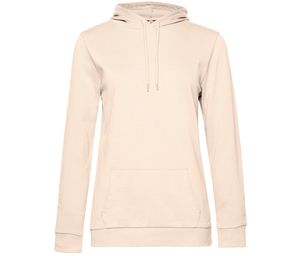 B&C BCW04W - Hooded sweatshirt # woman Pale Pink