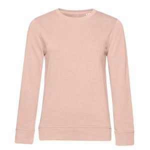 B&C BCW32B - Women's Organic Round Neck Sweatshirt Soft Rose