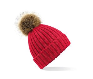 Beechfield BF412 - Big mesh Pop Pom beanie