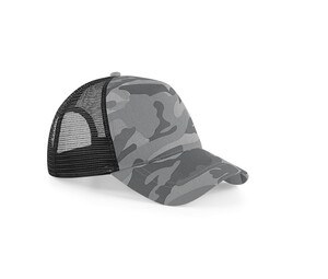 Beechfield BF694 - Camo Snapback Cap Arctic Camo