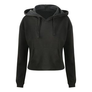 AWDIS JUST HOODS JH016 - Women'S Short Sweat Jet Black