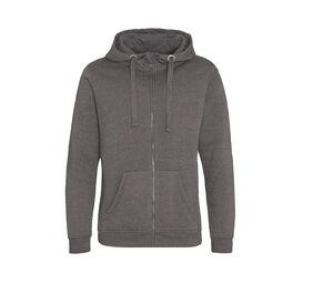 AWDIS JUST HOODS JH150 - Graduate Heavy Zip-Up Hoodie Charcoal