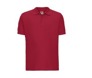 Russell JZ577 - Men's Resistant Polo Shirt 100% Cotton Classic Red