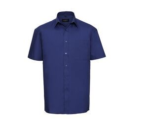 Russell Collection JZ937 - Mens Short Sleeve Shirt 100% Cotton