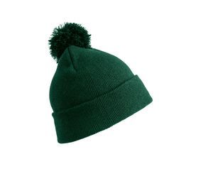 Result RC028 - Beanie with pompom Bottle green