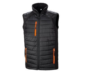 Result RS238 - Bodywarmer matt Black / Orange