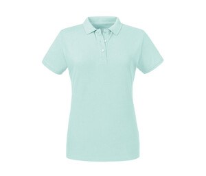 RUSSELL RU508F - Polo organique femme Aqua