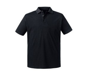 RUSSELL RU508M - Polo organique homme Black