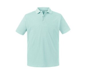 RUSSELL RU508M - Polo organique homme Aqua