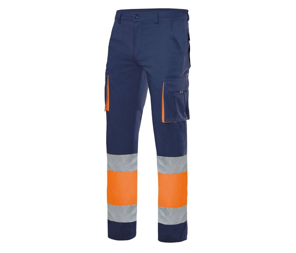 VELILLA V3030 - HIGH-VISIBILITY TWO-TONE MULTI-POCKET PANTS