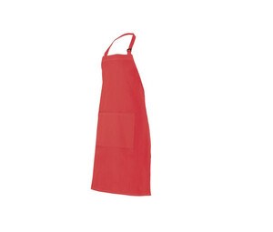 VELILLA V4203 - APRON WITH POCKET Red