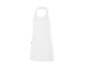 VELILLA V4212 - Short buttoned bib apron White