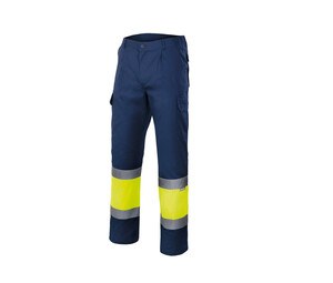 VELILLA VL157 - HIGH-VISIBILITY TWO-TONE PANTS